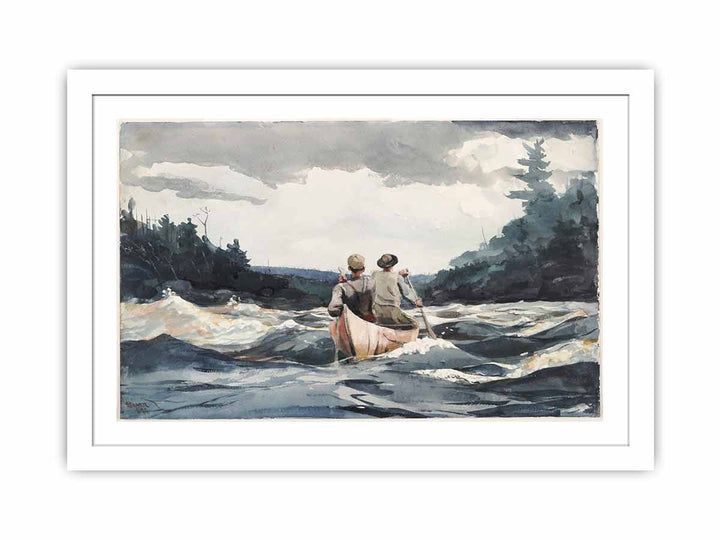 Canoe in Rapids