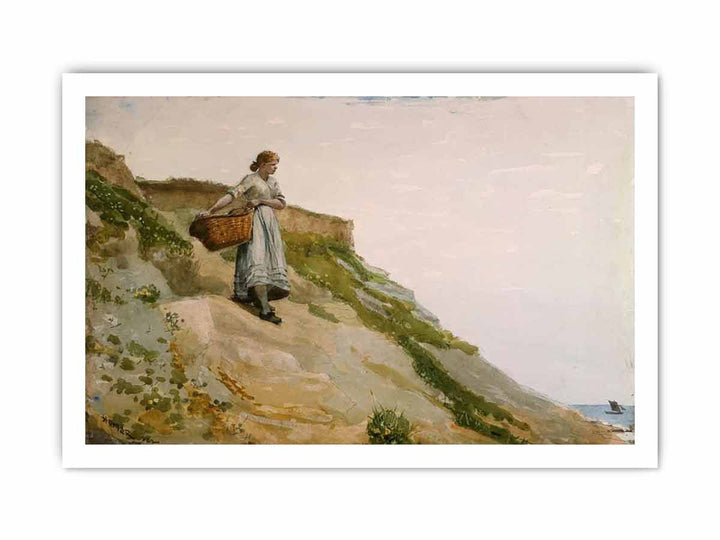 Girl Carrying a Basket