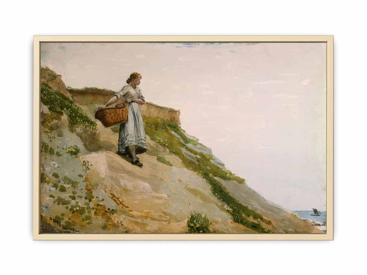 Girl Carrying a Basket