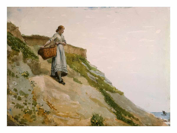 Girl Carrying a Basket