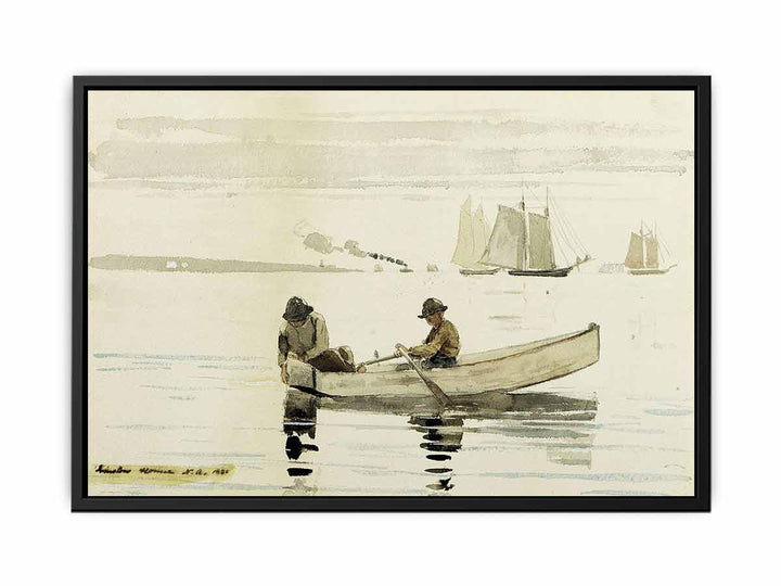 Boys Fishing, Gloucester Harbor