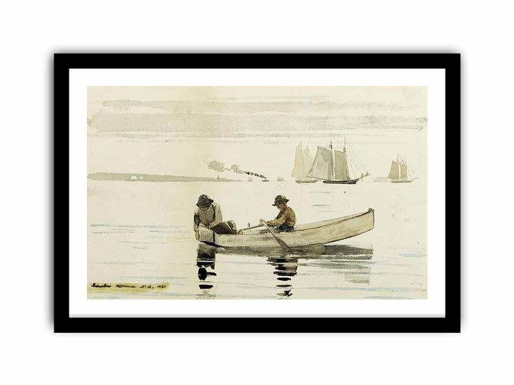 Boys Fishing, Gloucester Harbor