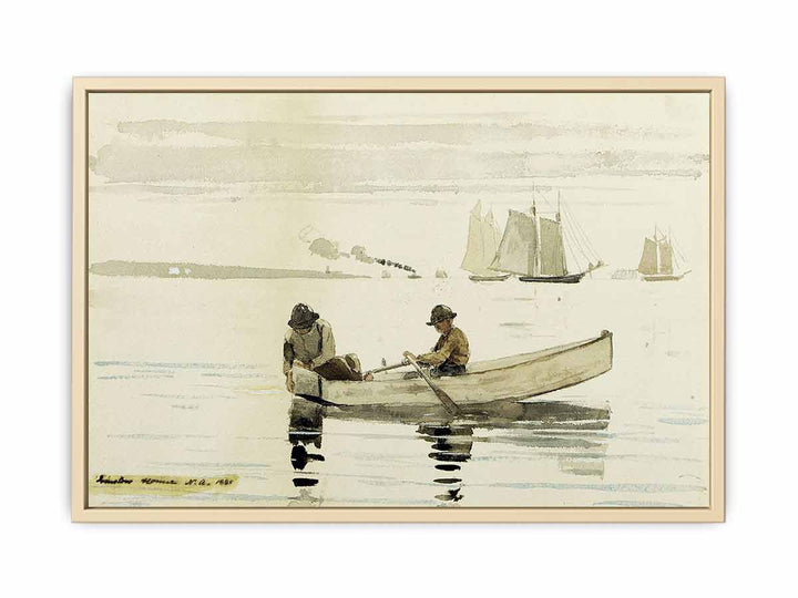 Boys Fishing, Gloucester Harbor