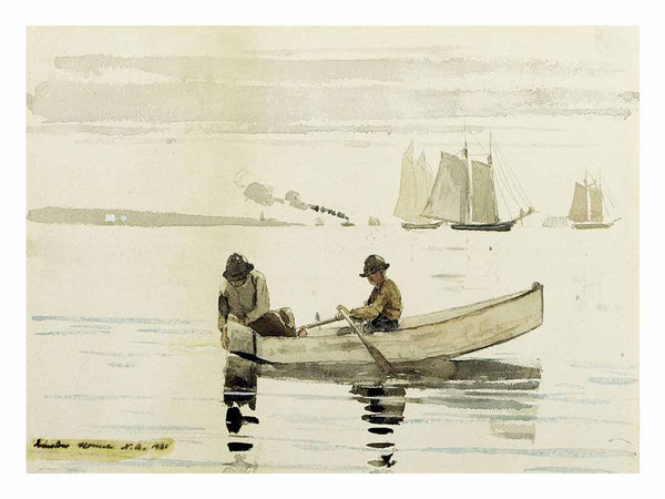 Boys Fishing, Gloucester Harbor