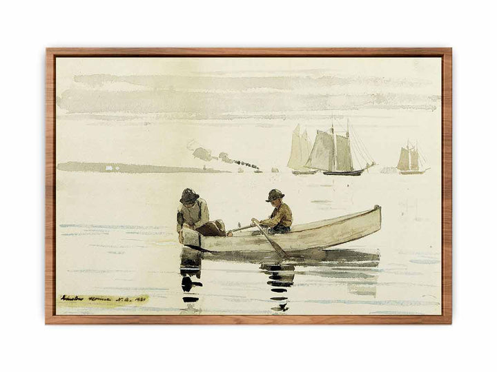 Boys Fishing, Gloucester Harbor