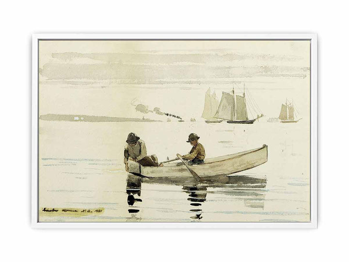 Boys Fishing, Gloucester Harbor