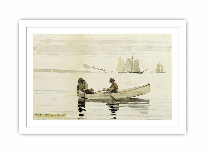 Boys Fishing, Gloucester Harbor