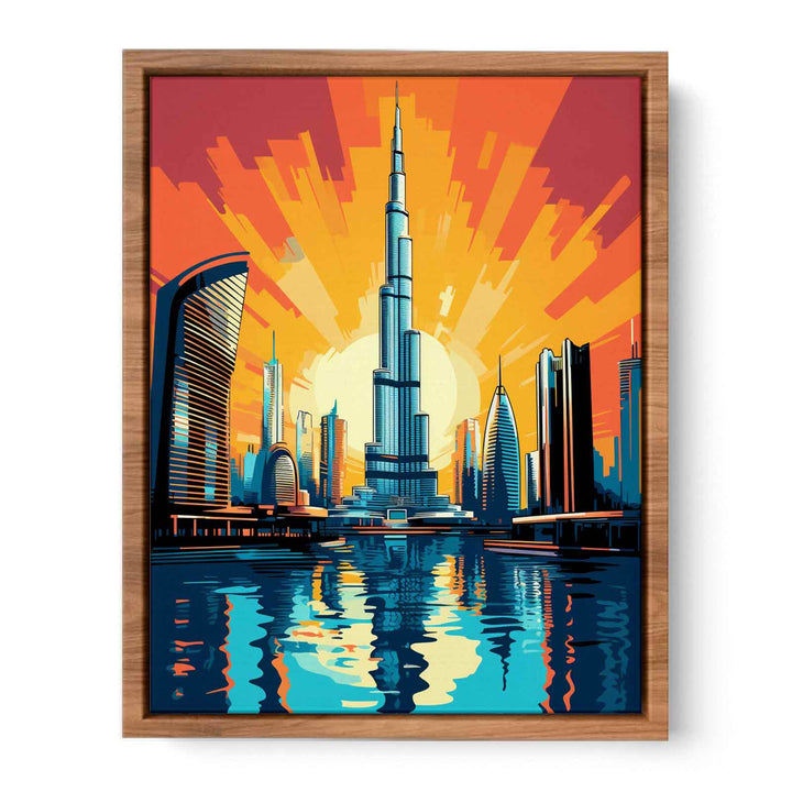 Burj Khalifa, Dubai-Pop Art