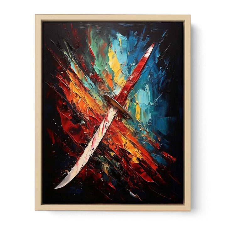 Knife Art Abstract Painting