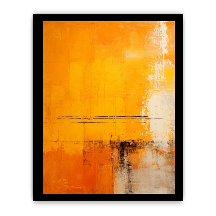 Yellow And Orange Abstract Painting