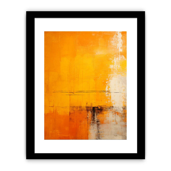 Yellow And Orange Abstract Painting