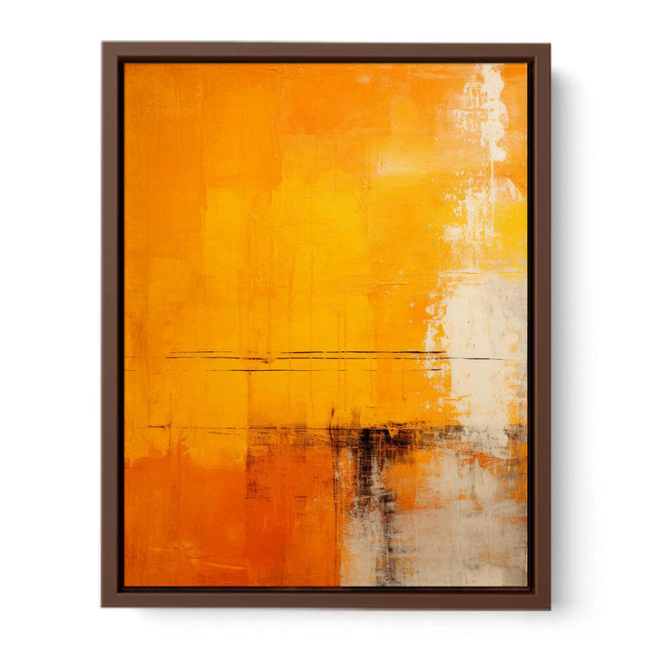 Yellow And Orange Abstract Painting