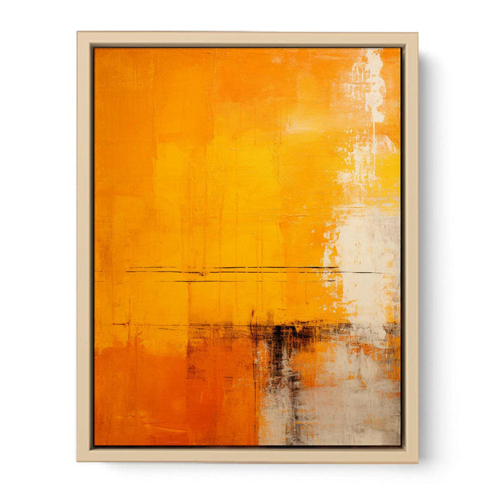 Yellow And Orange Abstract Painting