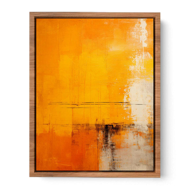 Yellow And Orange Abstract Painting