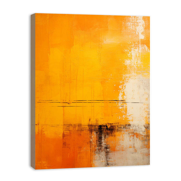 Yellow And Orange Abstract Painting