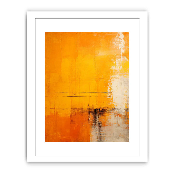 Yellow And Orange Abstract Painting