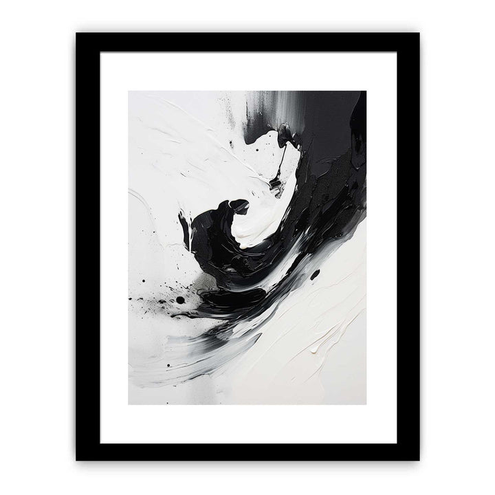 Black And Grey Abstract Painting