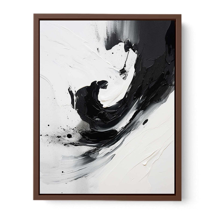 Black And Grey Abstract Painting