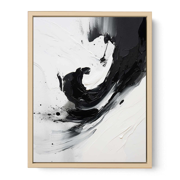 Black And Grey Abstract Painting