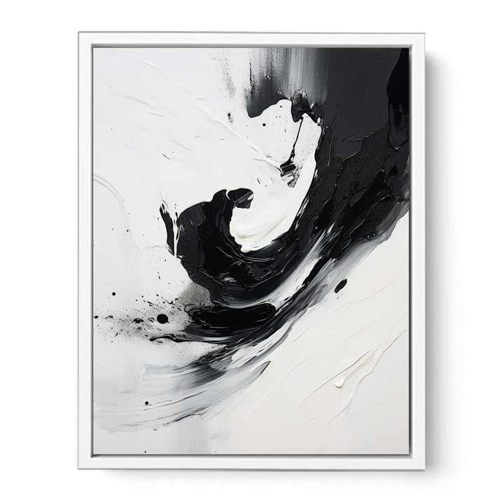 Black And Grey Abstract Painting