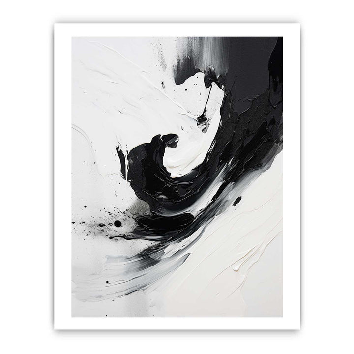 Black And Grey Abstract Painting