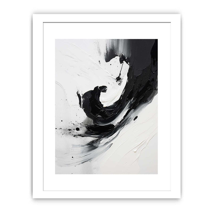 Black And Grey Abstract Painting