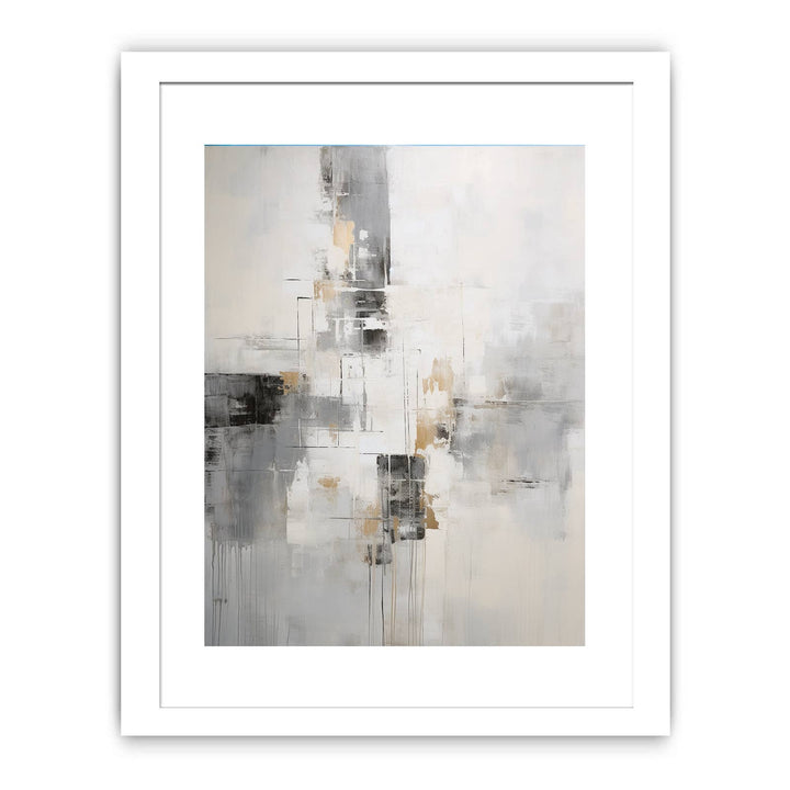 Abstract Black And Grey Painting-1