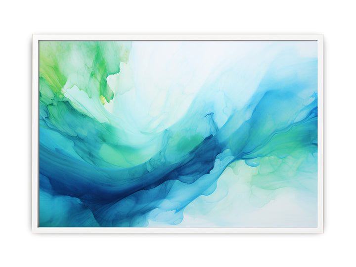 Blue And Green Abstract Painting