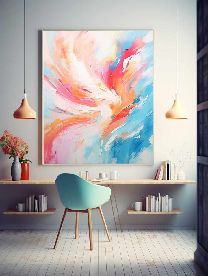 Abstract Multicolor Painting