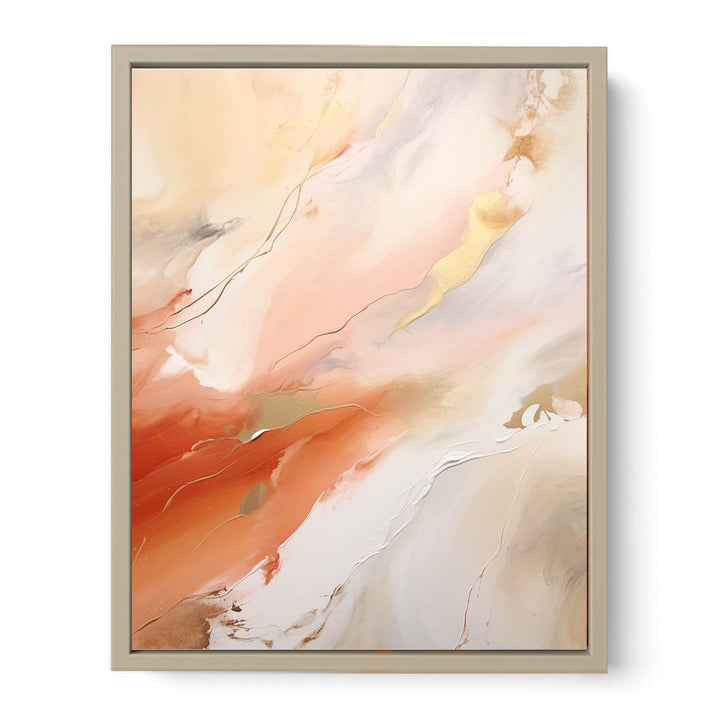 Nude Color Abstract Painting