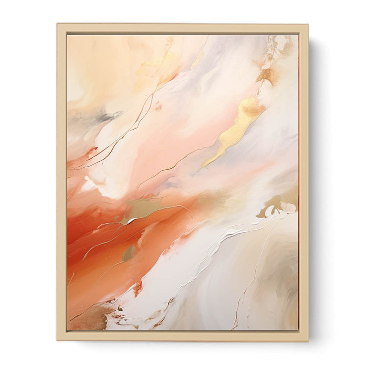 Nude Color Abstract Painting