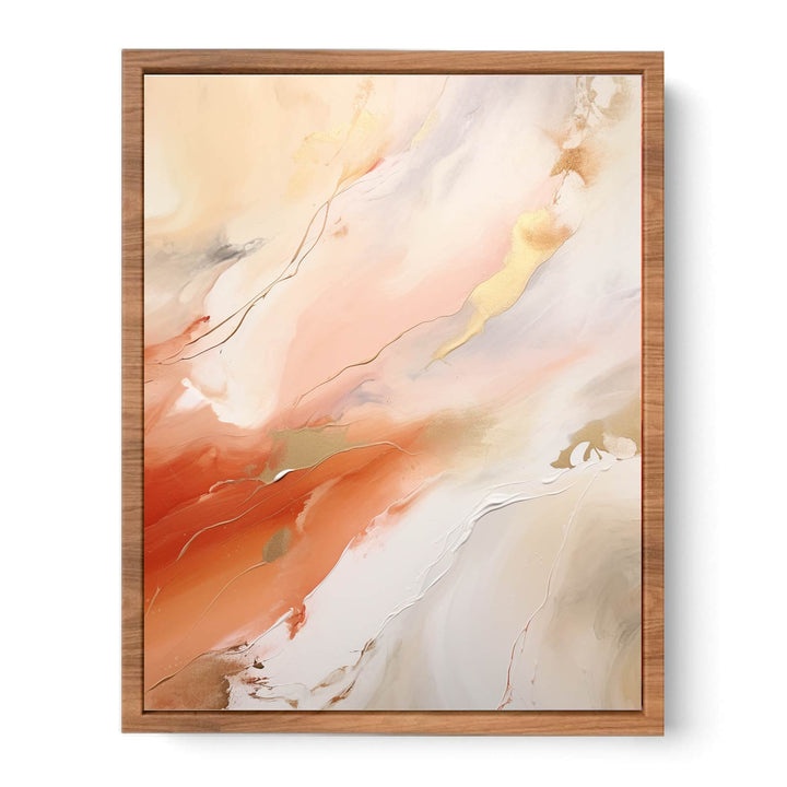 Nude Color Abstract Painting