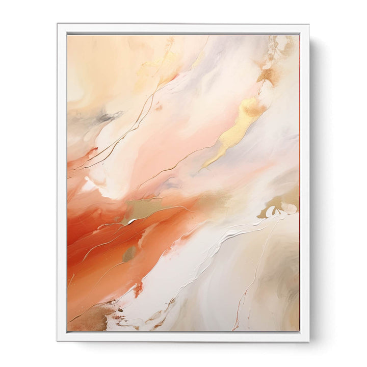 Nude Color Abstract Painting