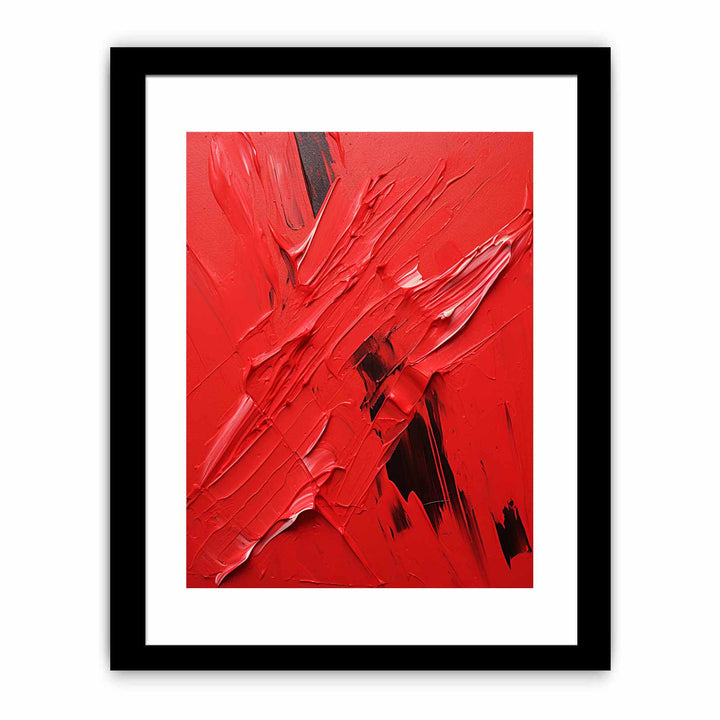 Red Abstract Painting