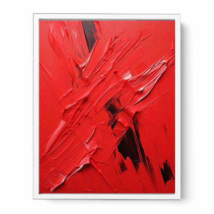 Red Abstract Painting