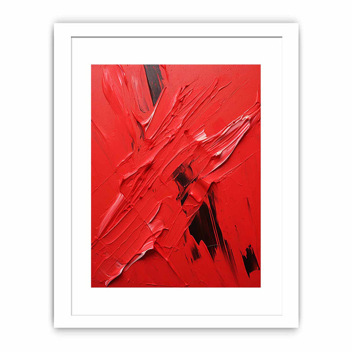 Red Abstract Painting