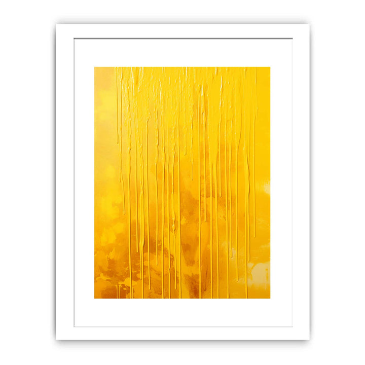 Yellow Dripping Color Painting