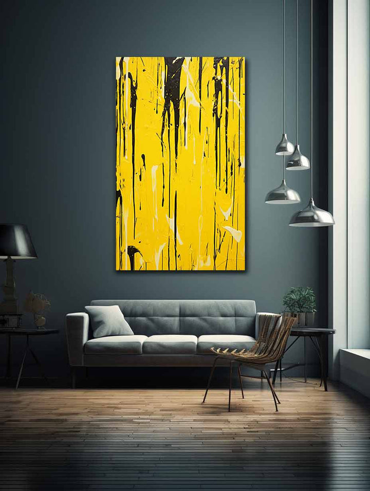 Yellow Color Dripping  