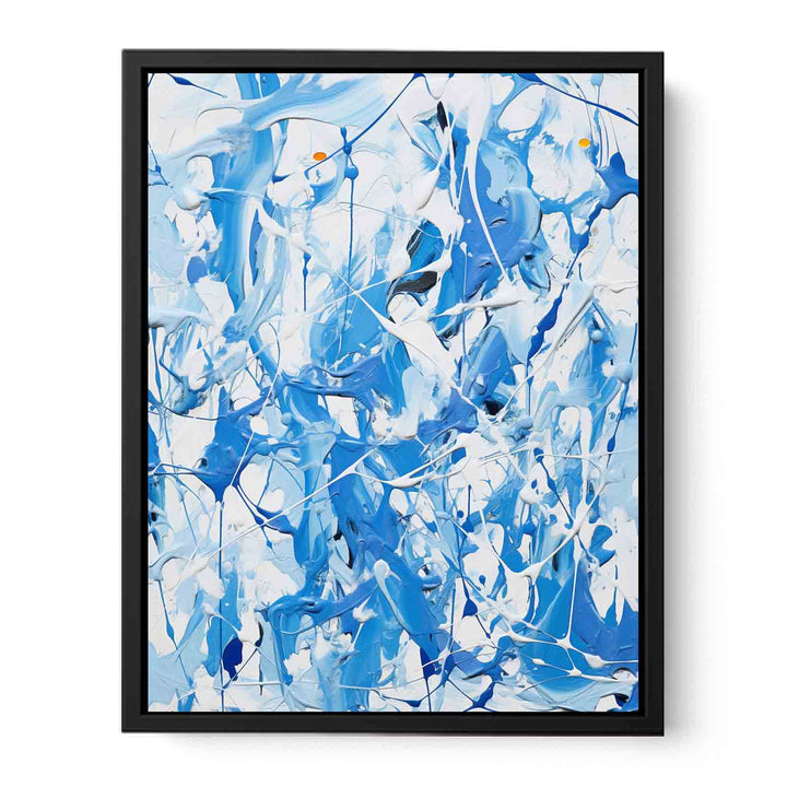  Blue  Dripping Color  Art Painting 