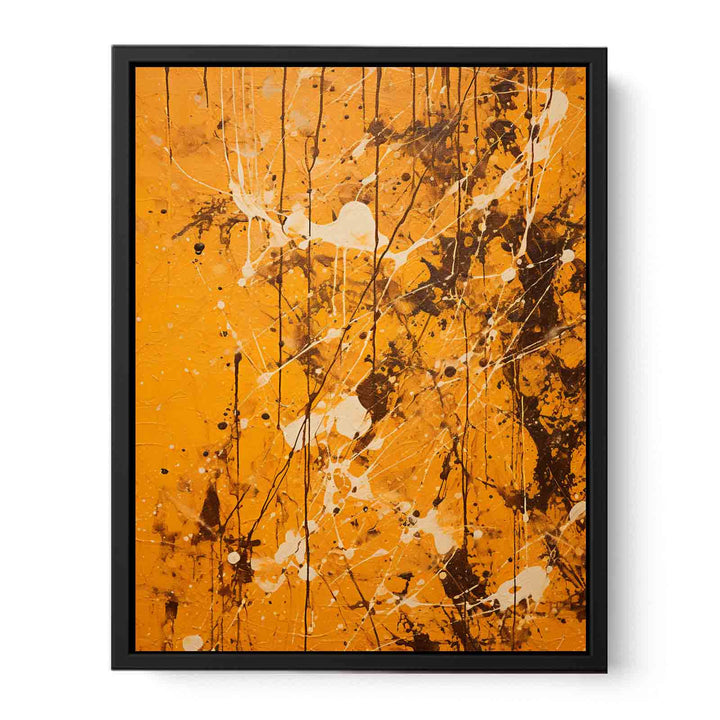  Brown Dripping Color  Art Painting 