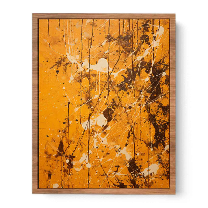  Brown Dripping Color  Art Painting 