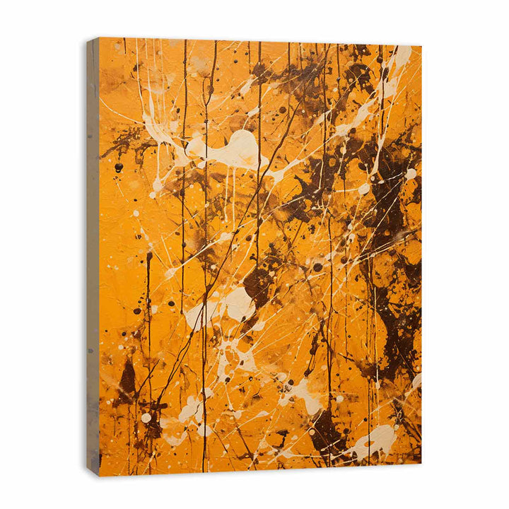  Brown Dripping Color  Art Painting 