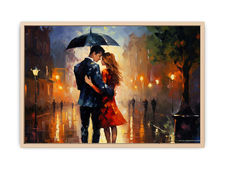 Couple Art Painting   Poster