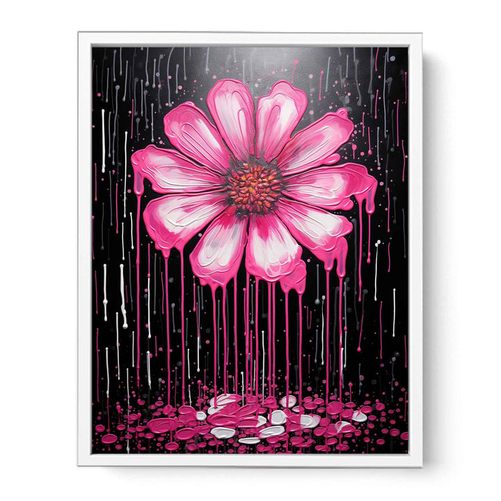 Flower Art Painting   Canvas Print