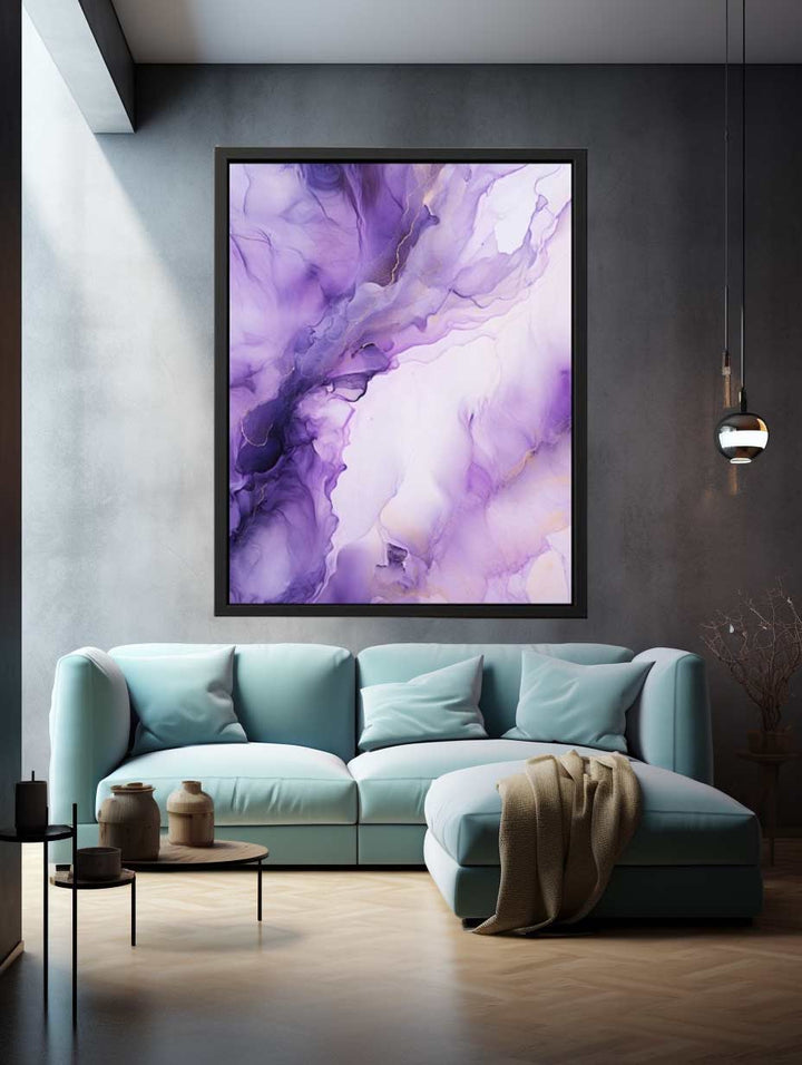 Purple Art Painting  