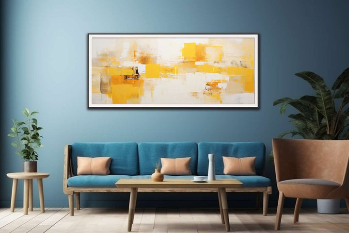 Yellow Abstract Painting