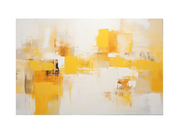 Yellow Abstract Painting