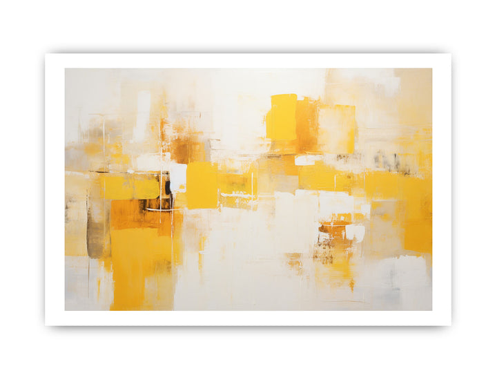 Yellow Abstract Painting