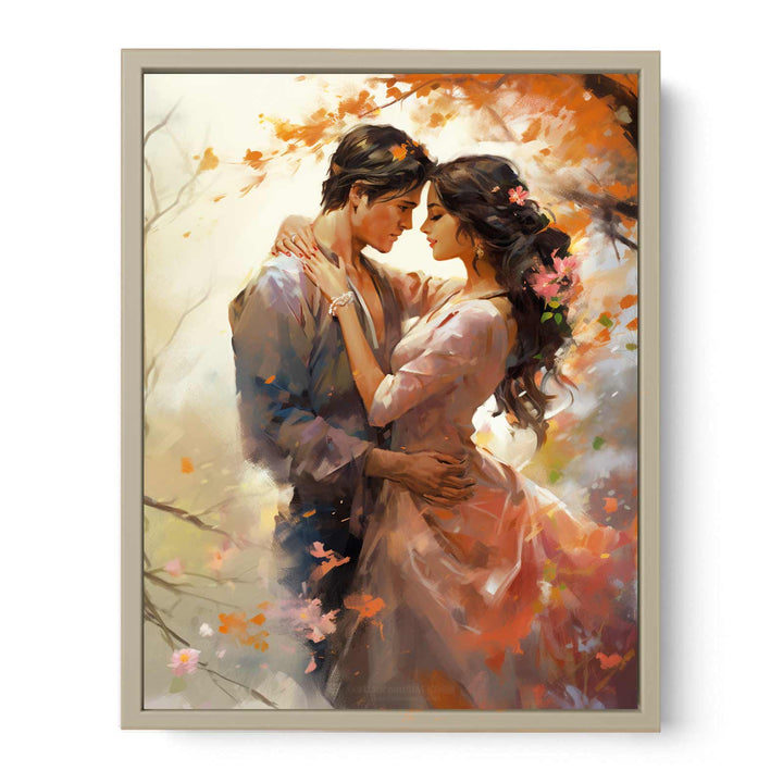 Couple Painting  Framed Print