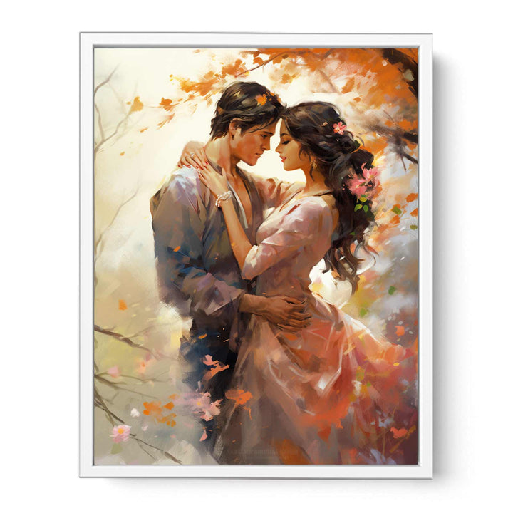 Couple Painting   Canvas Print